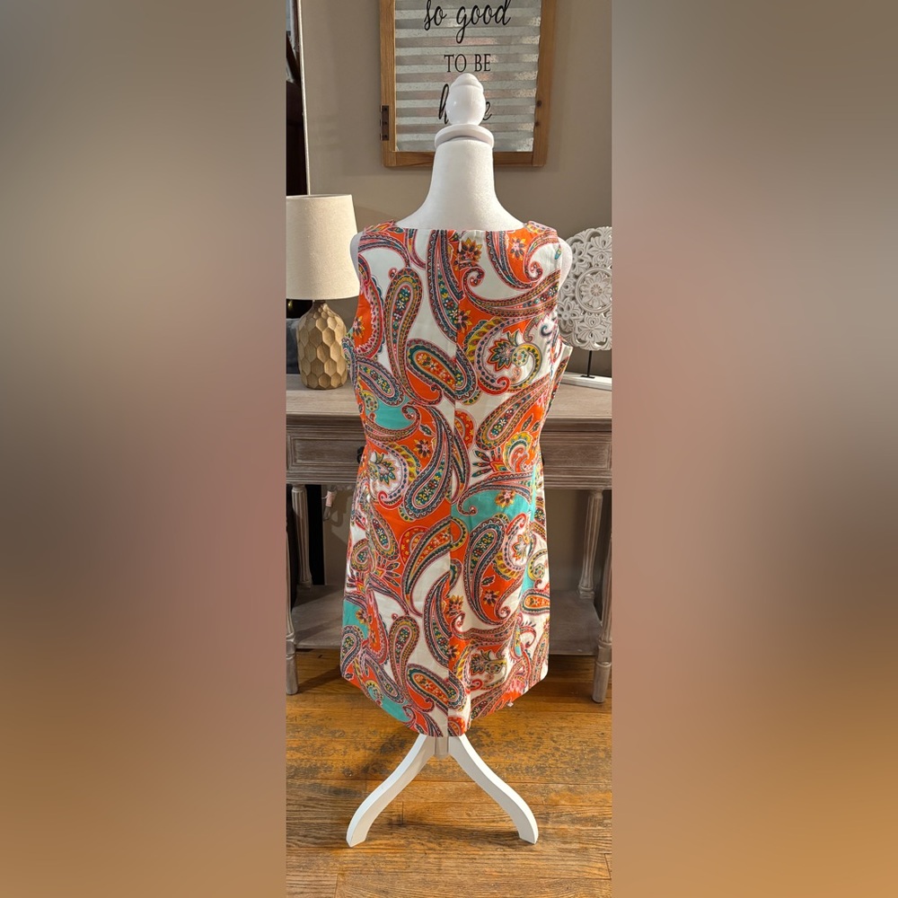 Anne Klein Paisley Shift Dress - Picture 5 of 9